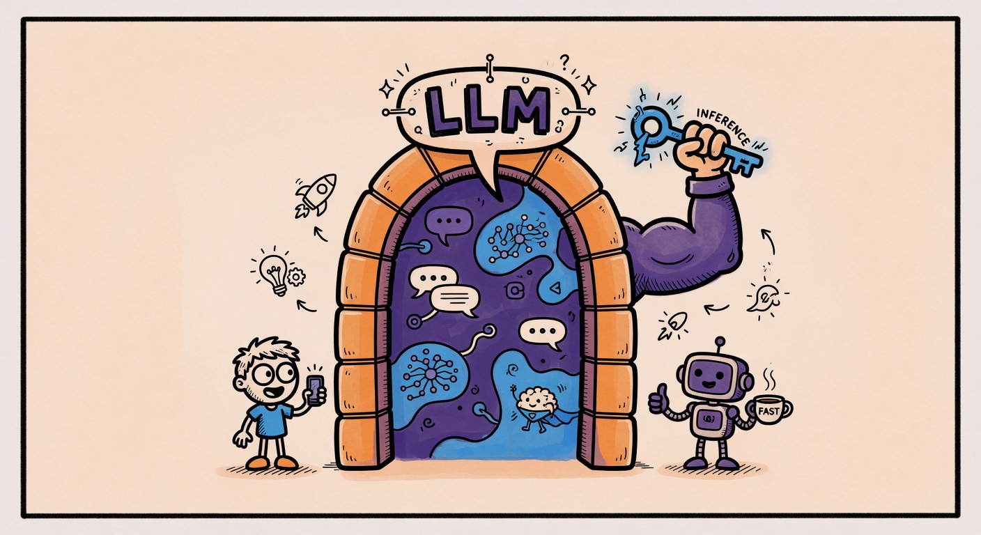 Cover illustration for Inference Serving with Superpowers